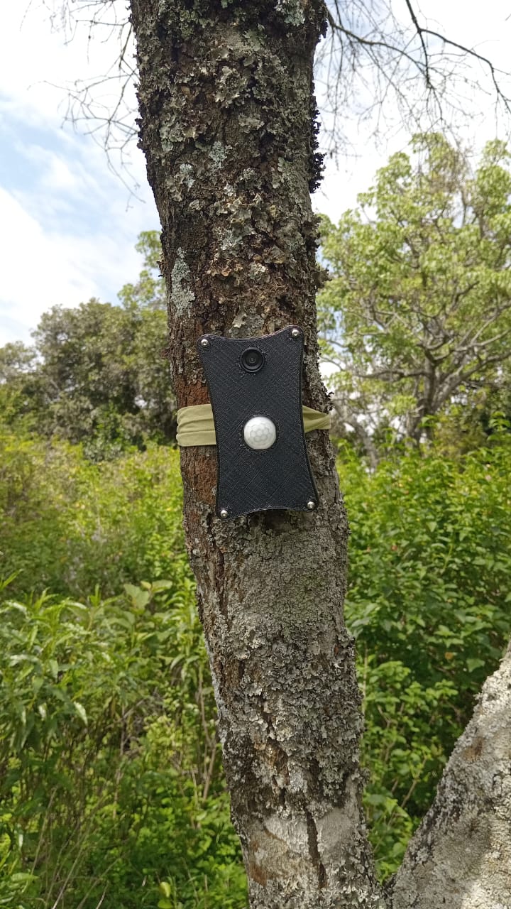 ConservaCam camera trap setup